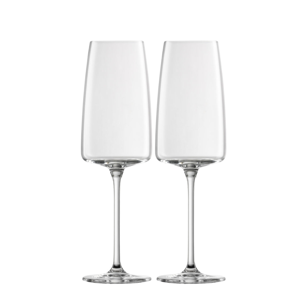 Zwiesel Glas Vivid Senses Sekt Glas mit Moussierpunkt Set 2-tlg. 0,38 L