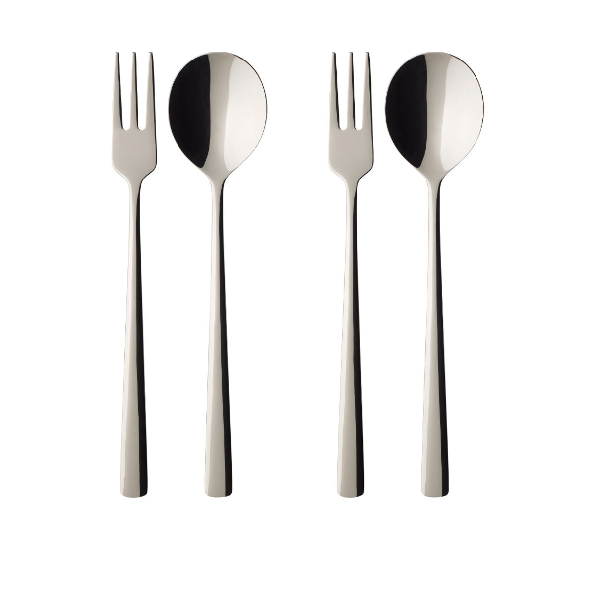 Villeroy & Boch Besteck Daily Line Specials - 18/10 Edelstahl Spaghettibesteck Set 4-tlg.