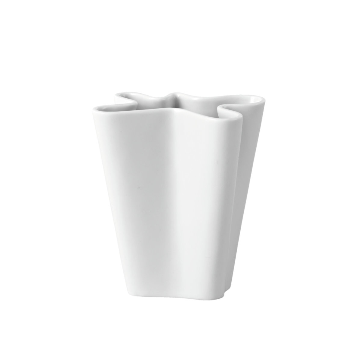 Rosenthal Miniaturvasen Vase Flux weiß 9 cm