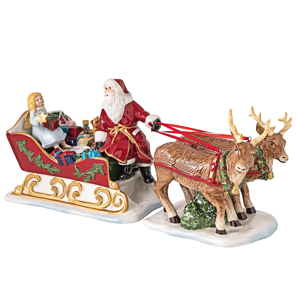 Villeroy & Boch Christmas Toys Schlitten Nostalgie - mit Teelicht 36 cm