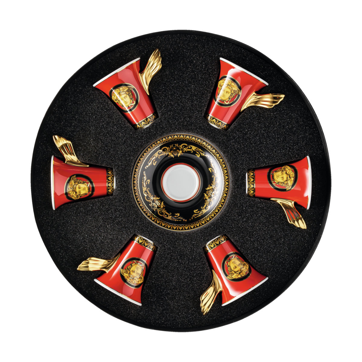 Rosenthal Versace Ikarus Medusa Set 6 Espresso-/Mokkatassen