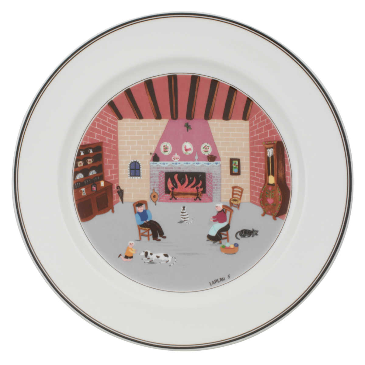 Villeroy & Boch Design Naif Speiseteller Kamin 27 cm