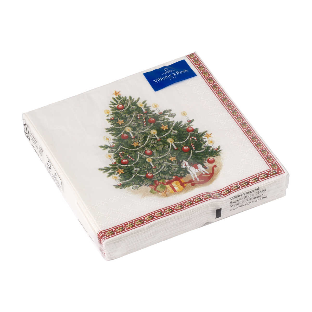 Villeroy & Boch Winter Specials Serviette Lunch 'Tannenbaum' 20 Stück 33x33 cm