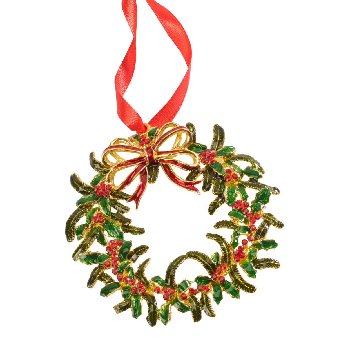 Villeroy & Boch Winter Collage Accessoires Metallhänger Xmas Kranz 9 cm