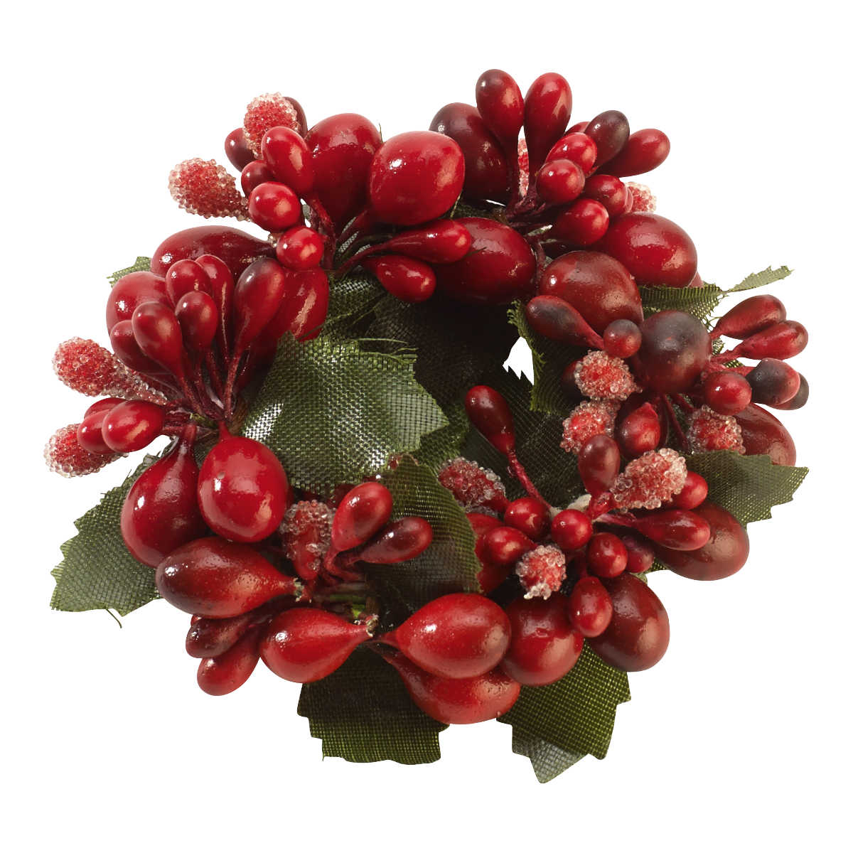 Villeroy & Boch Winter Collage Accessoires Serviettenring rote Beeren aus Kunststoff d: 6 cm