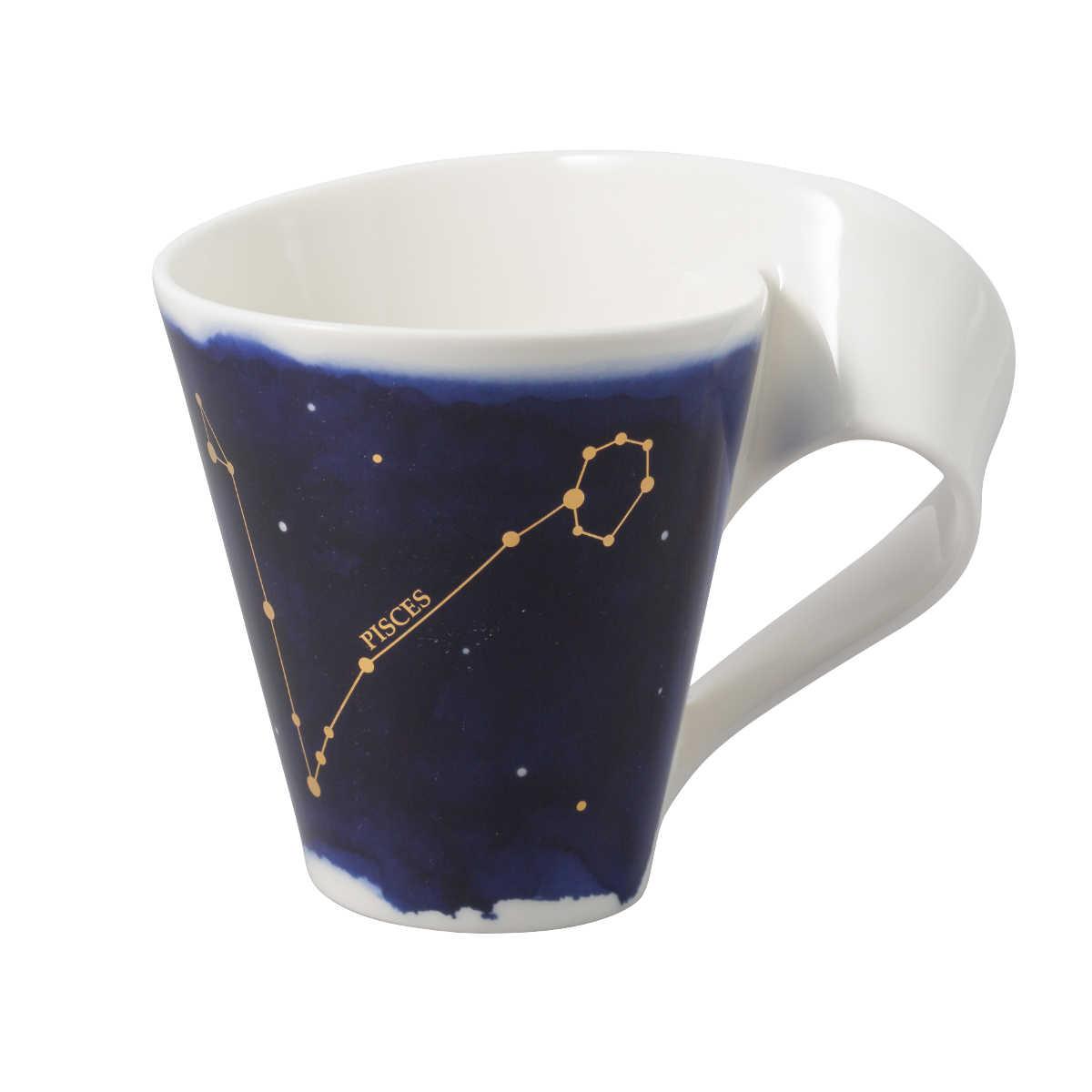 Villeroy & Boch NewWave Stars Becher mit Henkel Fische / Pisces 0,24 L