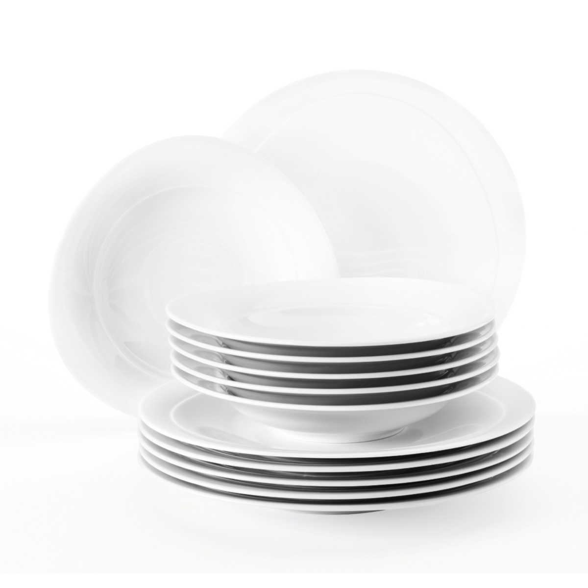 Seltmann Weiden Trio Weiß Tafelservice 12-tlg.