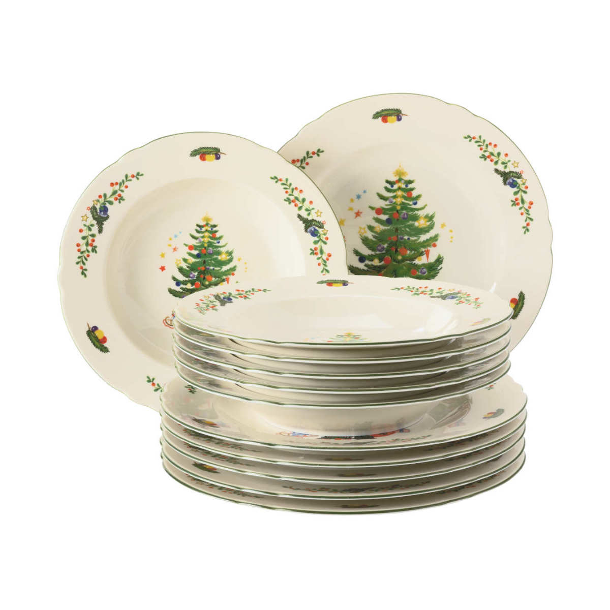Seltmann Weiden Marie-Luise Weihnachten Tafel-Set 12-tlg.