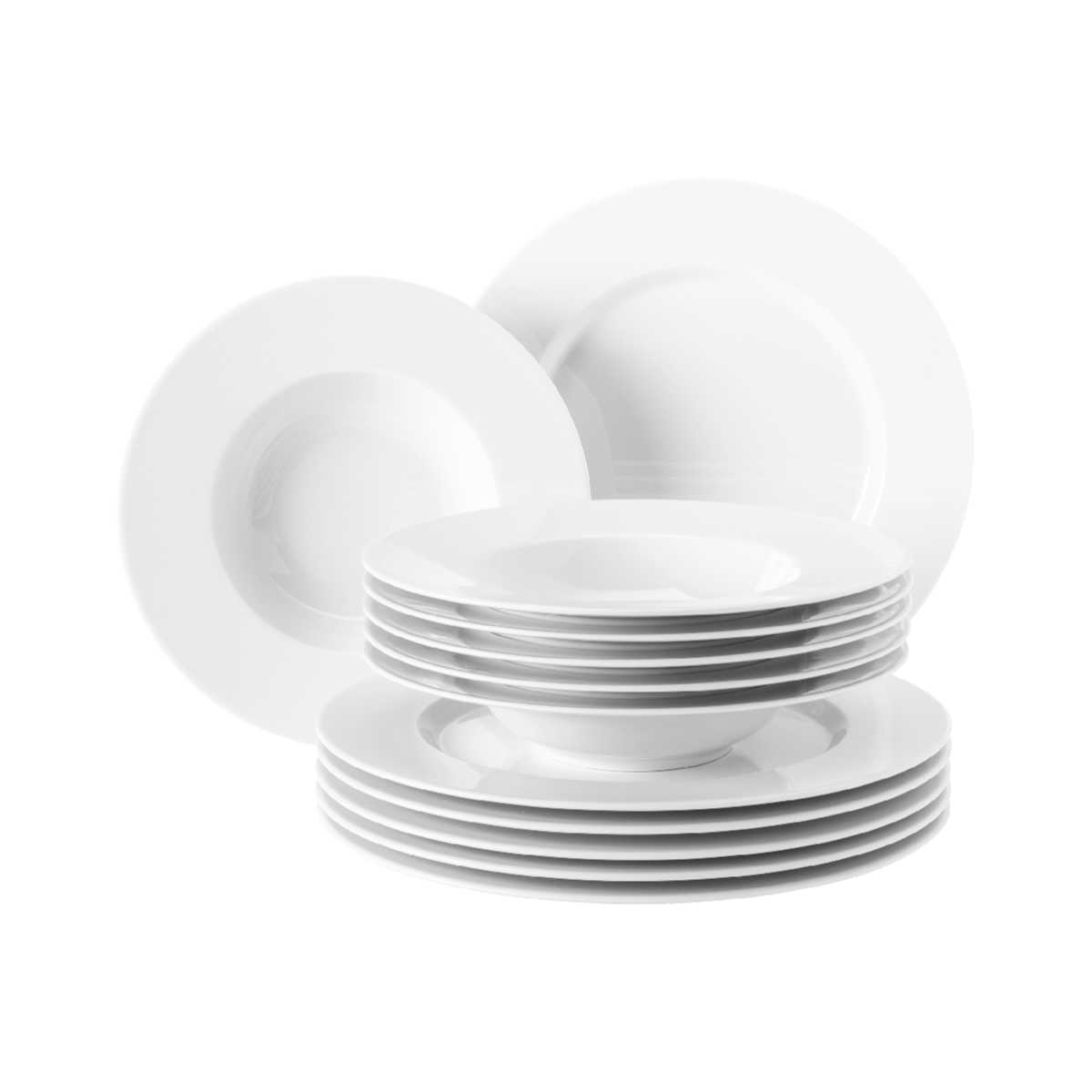 Seltmann Weiden No Limits Weiß Tafelservice 12-tlg.