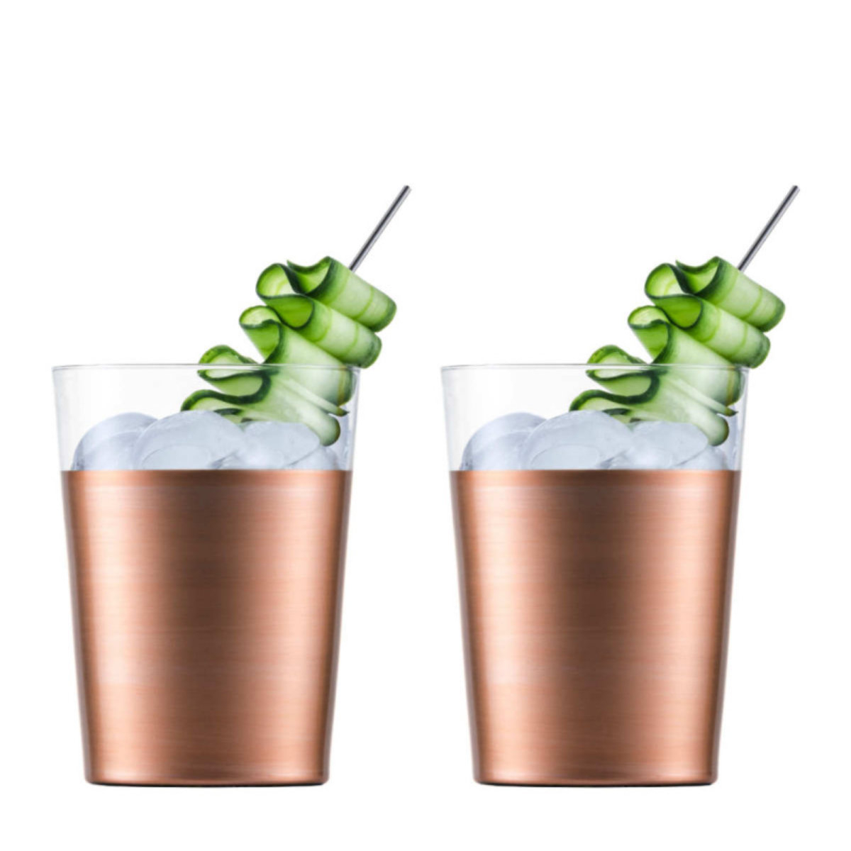 Eisch Secco Flavoured Moscow Mule Gläser in Geschenkröhre Set 2-tlg. 0,55 L