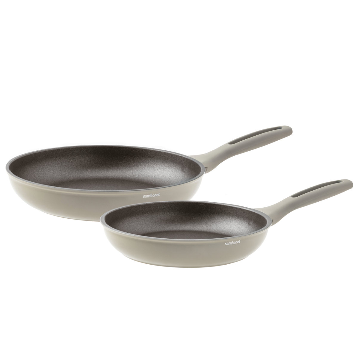 Sambonet Silver Force - Aluminium-Antihaft Pfannen Set 2-tlg.