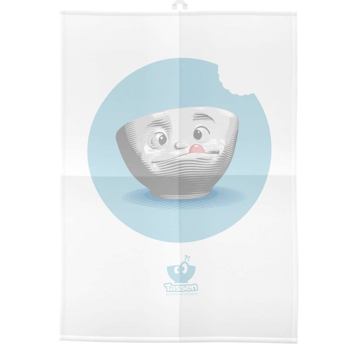 TV Tassen Geschirrtuch 'Lecker' 50x70 cm