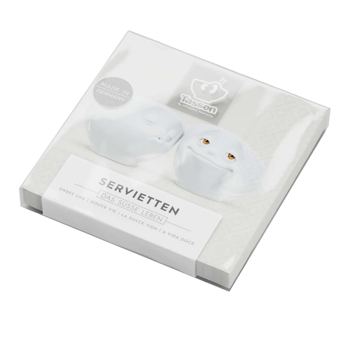 TV Tassen Servietten Lunch 'Das süße Leben' 33x33 cm 20 Stück