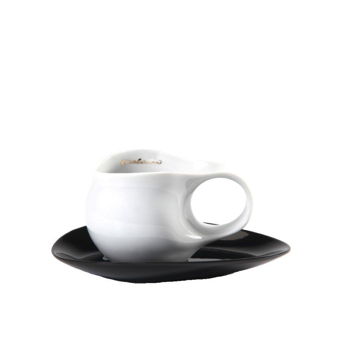 Luigi Colani Porzellan Ab ovo Black & White Espressotasse 2-tlg. 0,08 L