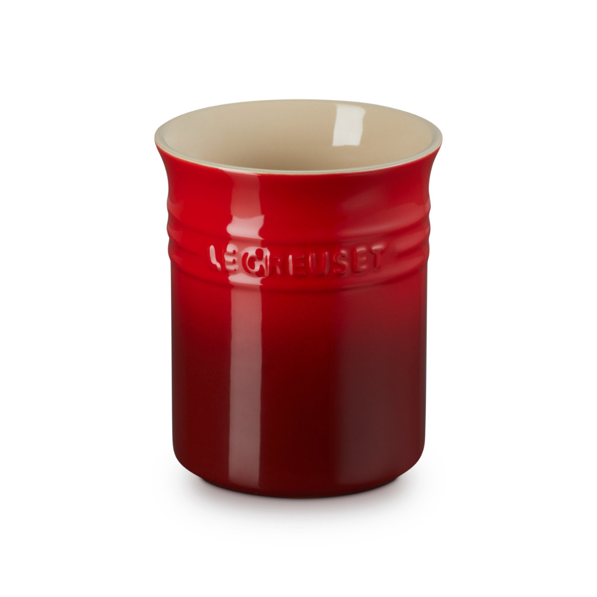 Le Creuset Poterie Aufbewahren Topf für Kochkellen Kirschrot 15 cm