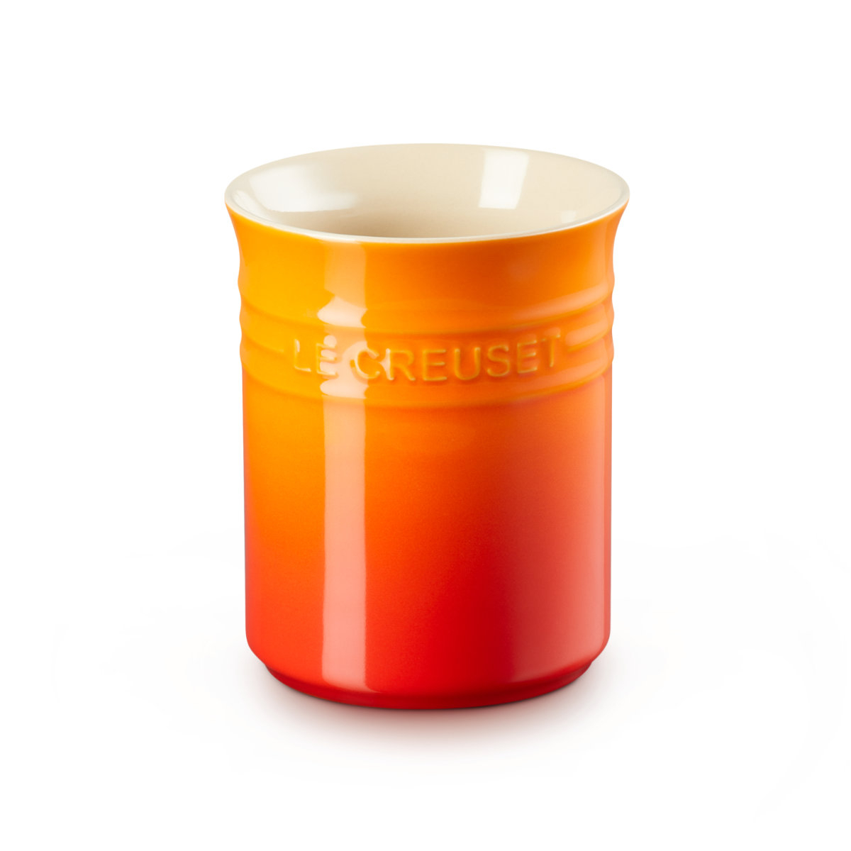 Le Creuset Poterie Aufbewahren Topf für Kochkellen Ofenrot 15 cm