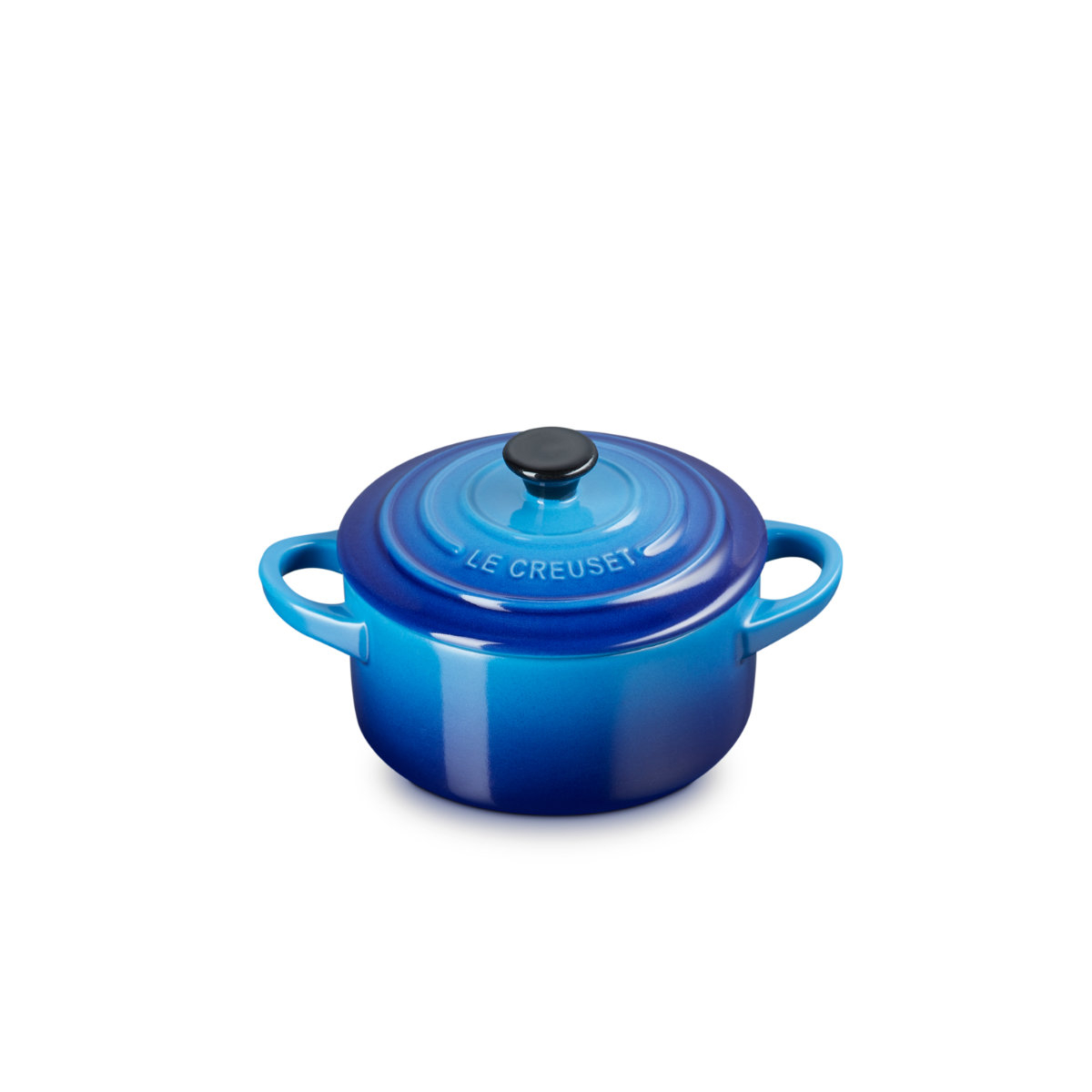 Le Creuset  Poterie Kochen & Backen Mini-Cocotte Azure Blue 10 cm