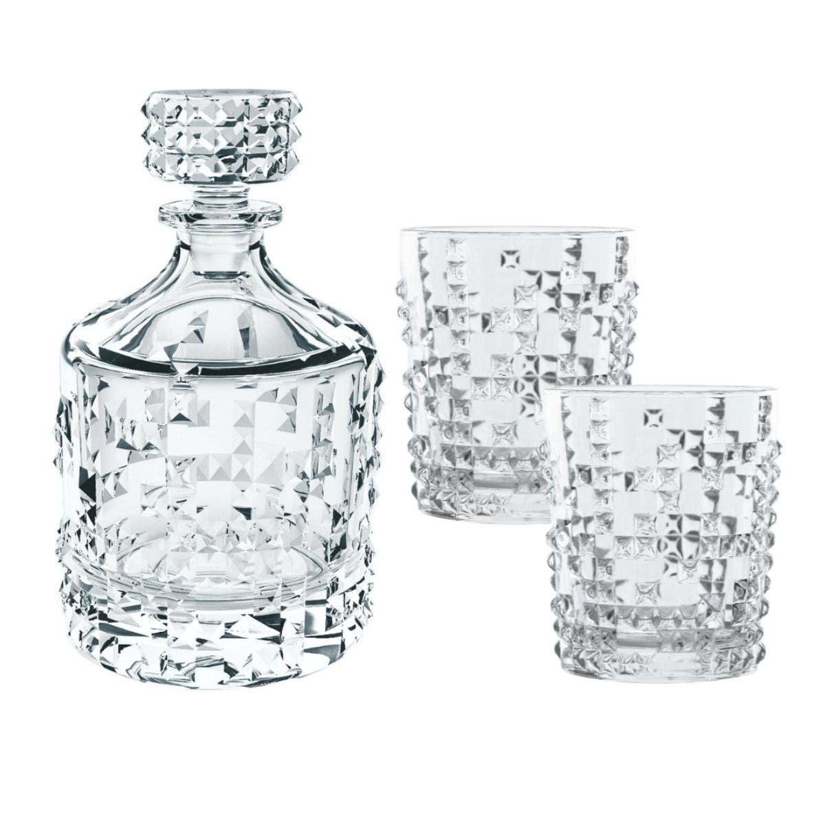 Nachtmann Punk Glas Set mit Whisky Karaffe 3-tlg.