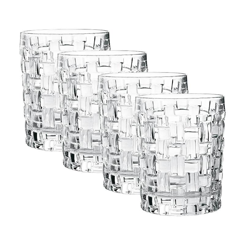 Nachtmann Bossa Nova Whisky Becher Glas Set 4-tlg. 0,33 L