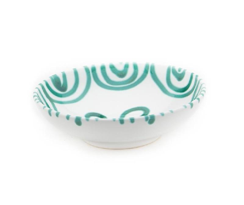 Gmundner Keramik Grüngeflammt Schale groß d: 17 cm / h: 4,8 cm / 0,2 L