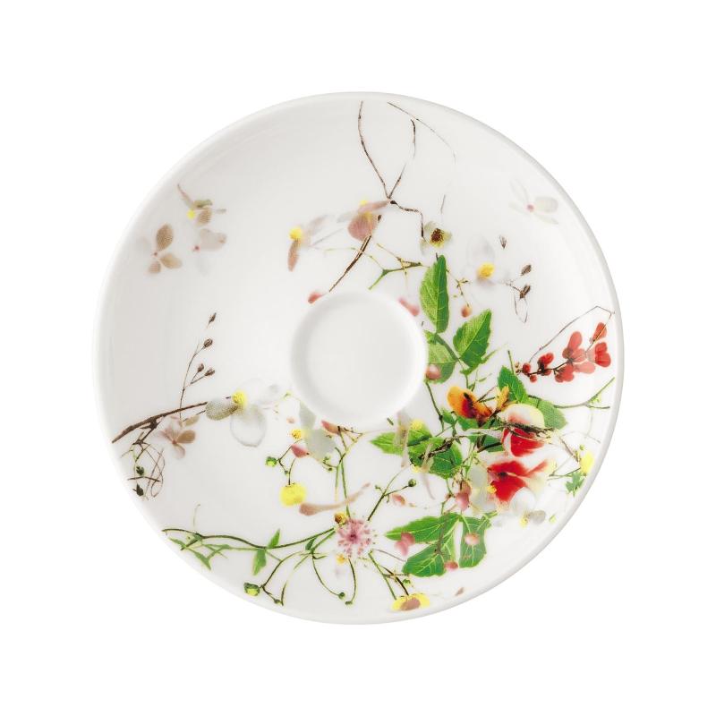 Rosenthal Brillance Fleurs Sauvages Espresso-Untertasse Coup 11 cm
