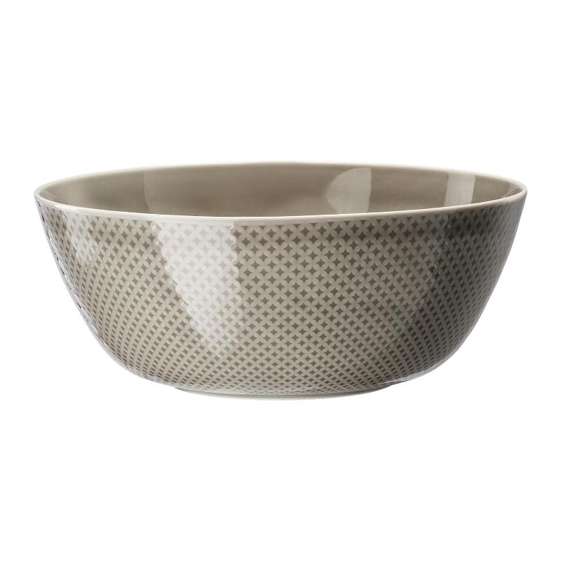 Rosenthal Junto Pearl Grey - Porzellan Schüssel 26 cm / 3,30 L