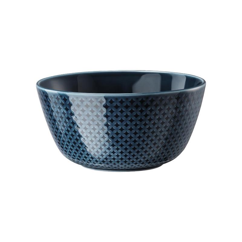 Rosenthal Junto Ocean Blue - Porzellan Müslischale 14 cm / 0,62 L