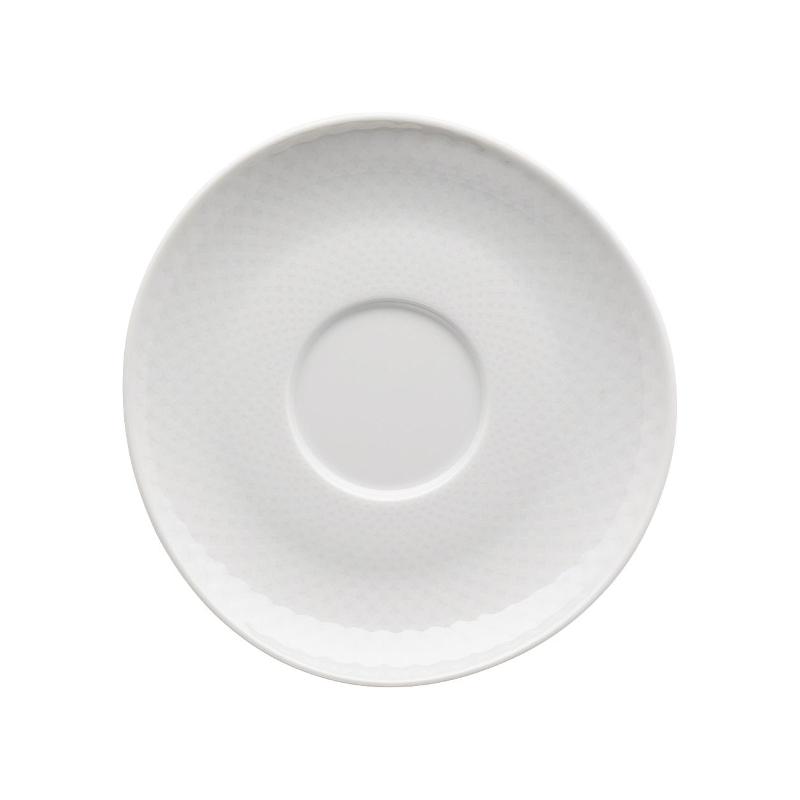 Rosenthal Junto Weiß - Porzellan Kombi-/Kaffee-/Tee-Untertasse 15 cm