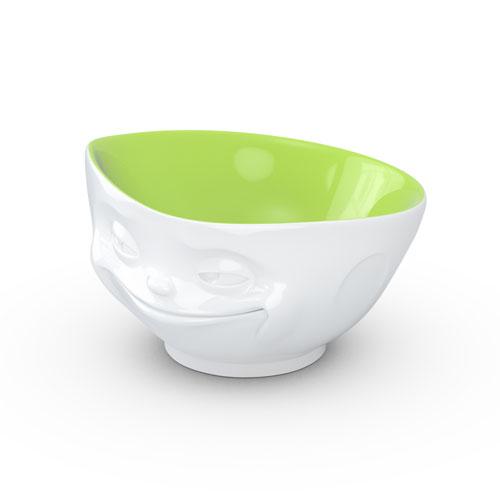 TV Tassen Schale innen Pistazie grinsend 0,5 L