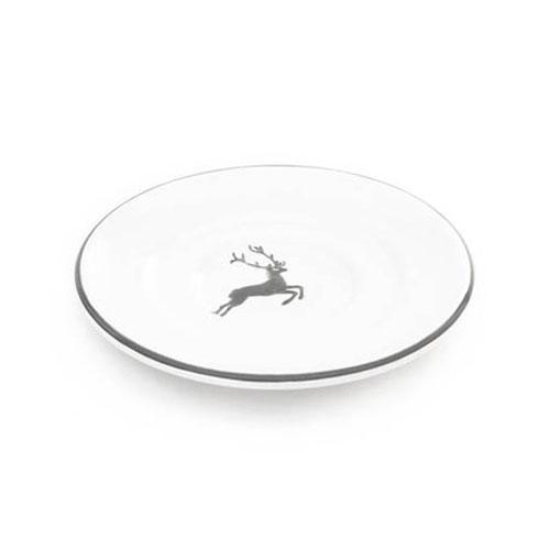 Gmundner Keramik Grauer Hirsch Mokka-/Espresso-Untertasse Gourmet d: 11 cm