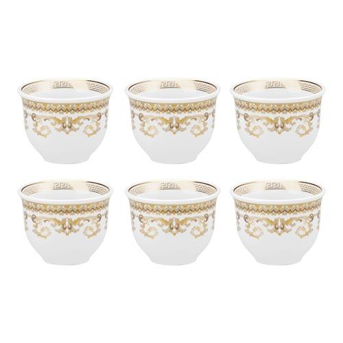 Rosenthal Versace Medusa Gala Set 6 Becher klein ohne Henkel 0,08 L