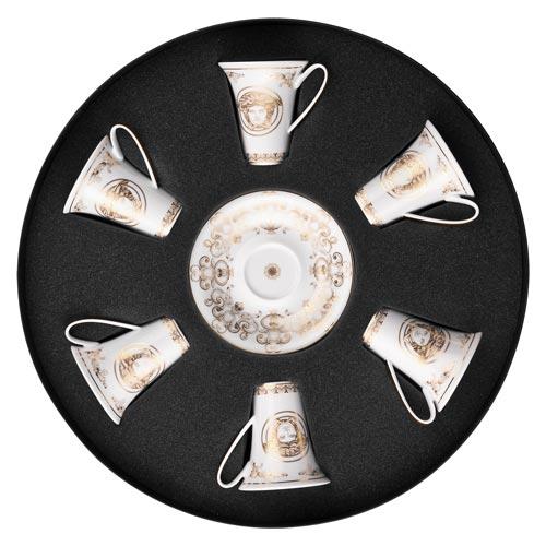 Rosenthal Versace Medusa Gala Set 6 Espresso-/Mokkatassen 0,09 L