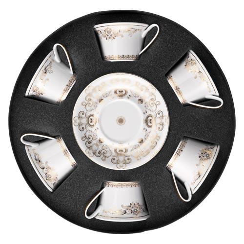 Rosenthal Versace Medusa Gala Set 6 Teetassen 0,22 L