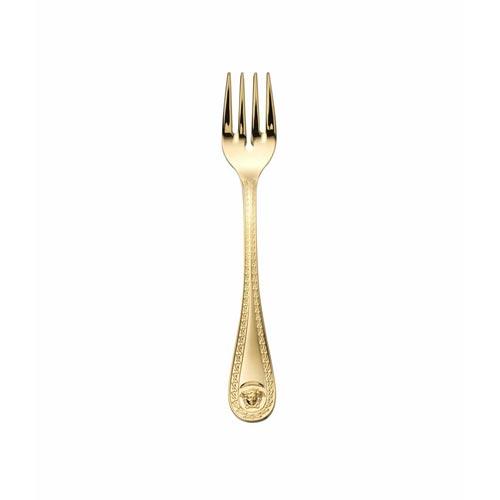 Rosenthal Versace Medusa Besteck 14 gramm vergoldet - Feingold 999 Fischgabel 17,5 cm