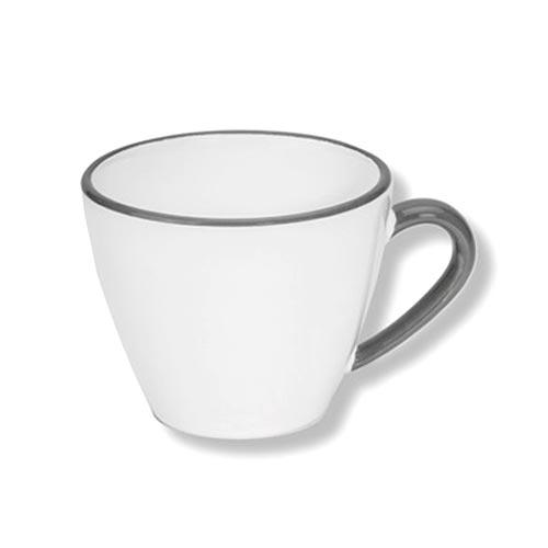 Gmundner Keramik Grauer Rand Espresso-Obertasse Gourmet 0,06 L