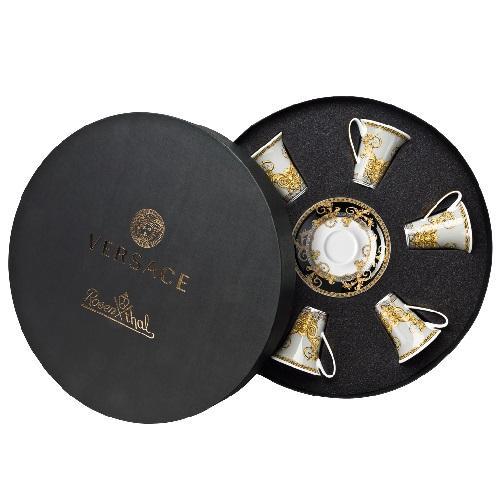 Rosenthal Versace Prestige Gala Espresso-/Mokkatassen 0,09 L Set 6-tlg.