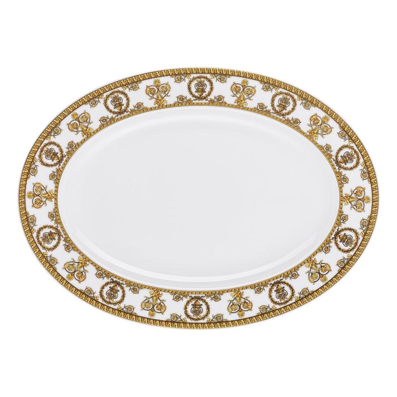 Rosenthal Versace I love Baroque - Bianco Platte 34x24,5 cm