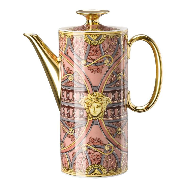 Rosenthal Versace La Scala del Palazzo - Rosa Kaffeekanne 6 Personen 1,20 L