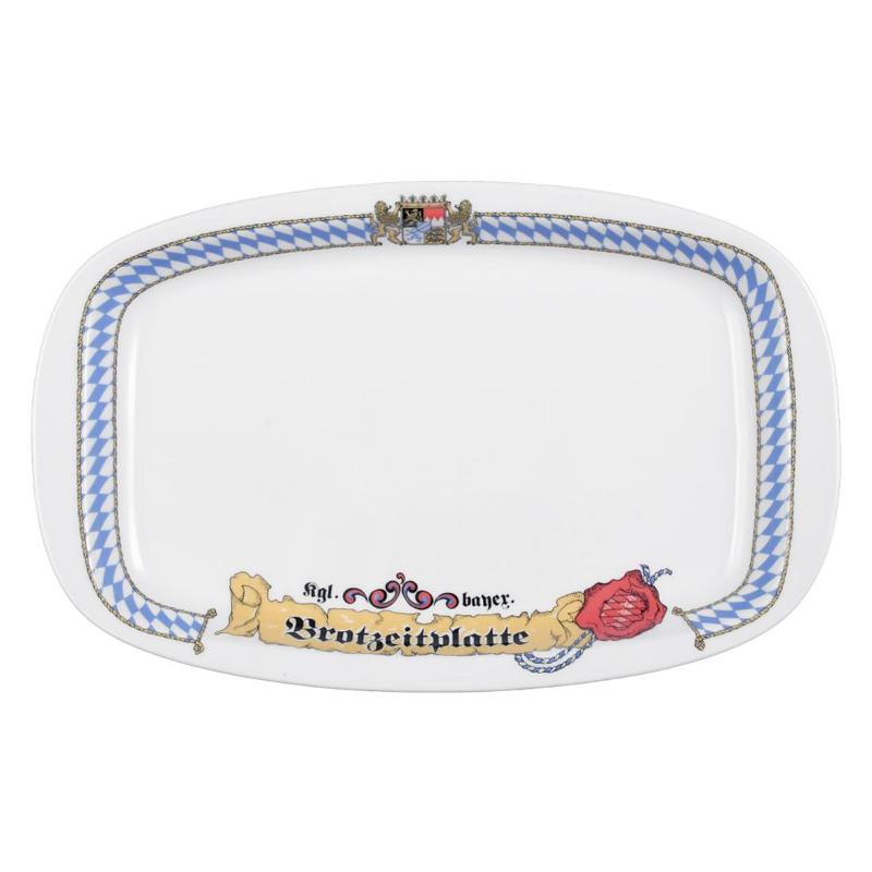 Seltmann Weiden Compact Bayern Platte oval 'Brotzeitplatte' 33 cm