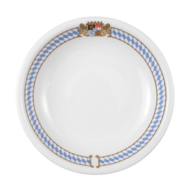 Seltmann Weiden Compact Bayern Suppenteller,Fahne 23 cm