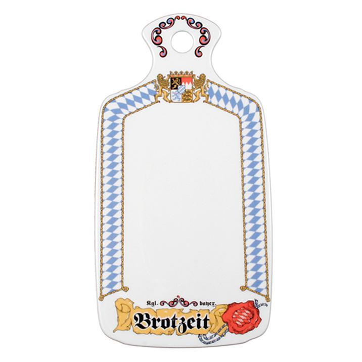 Seltmann Weiden Compact Bayern Brotbrett 'Brotzeit' 27 x 14 cm