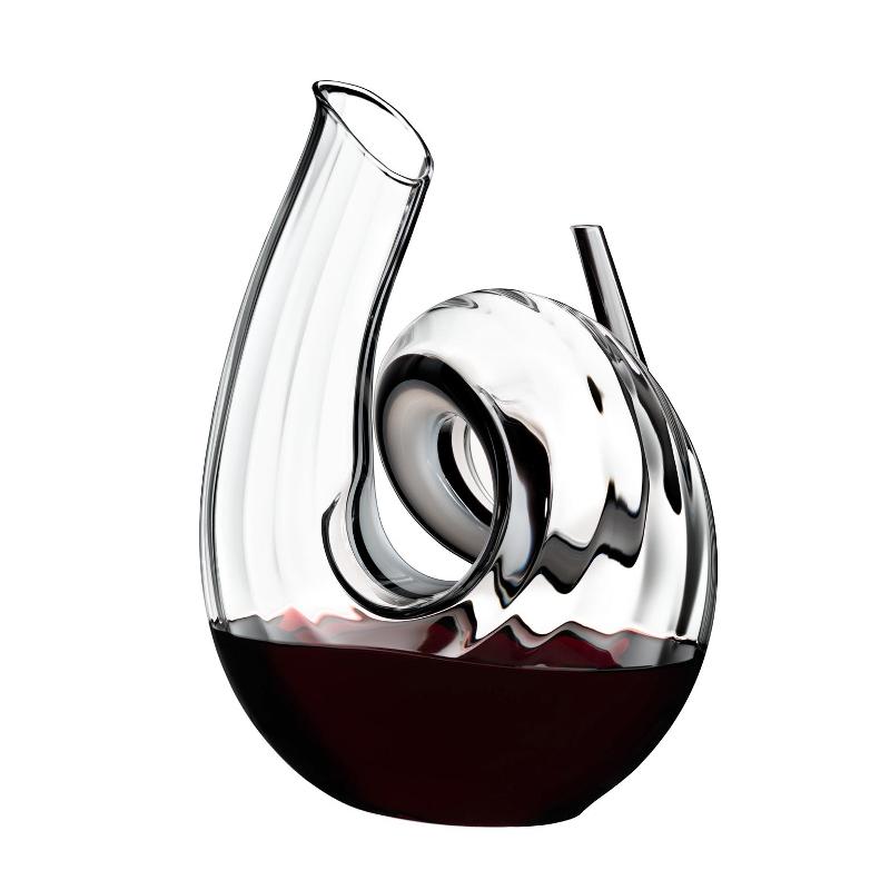 Riedel Fatto a Mano Dekanter Curly - Fatto a Mano 1400 ccm / h: 265 mm