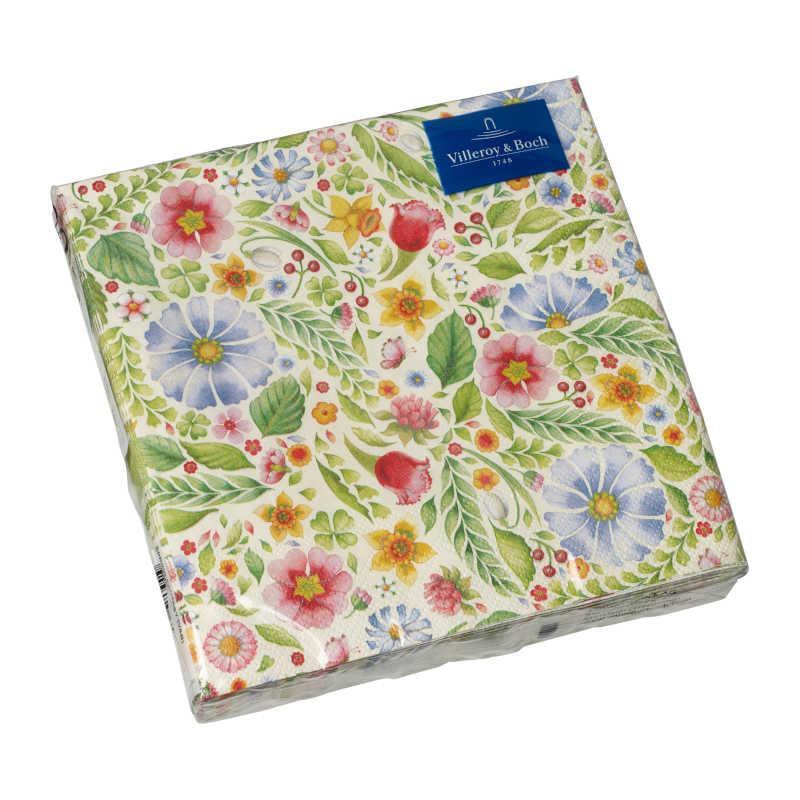 Villeroy & Boch Oster Accessoires Serviette Lunch Flowers 20 Stück 33x33 cm