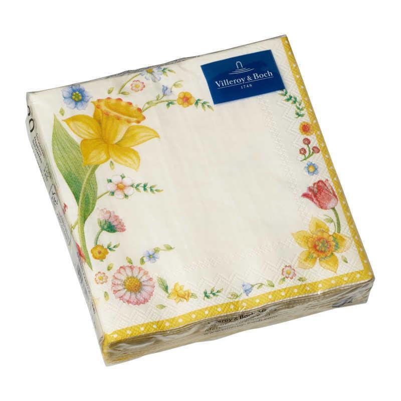 Villeroy & Boch Oster Accessoires Serviette Cocktail Osterblüten 20 Stück 25x25 cm