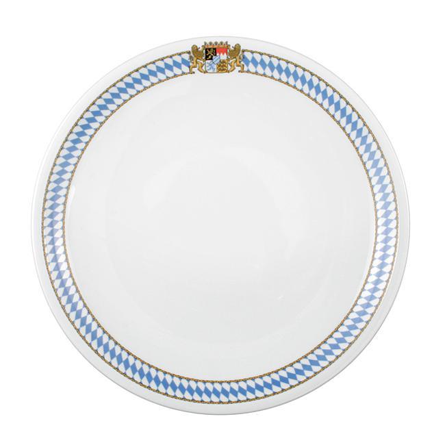 Seltmann Weiden Compact Bayern Teller flach,Fahne 21 cm