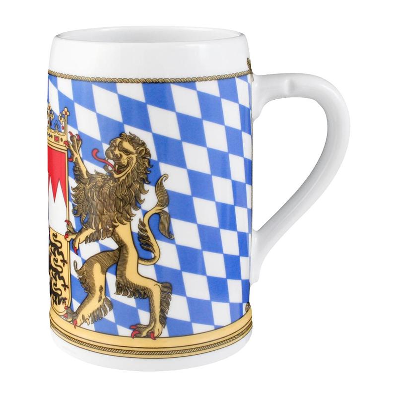 Seltmann Weiden Compact Bayern Bierkrug ohne Deckel 0,75 L