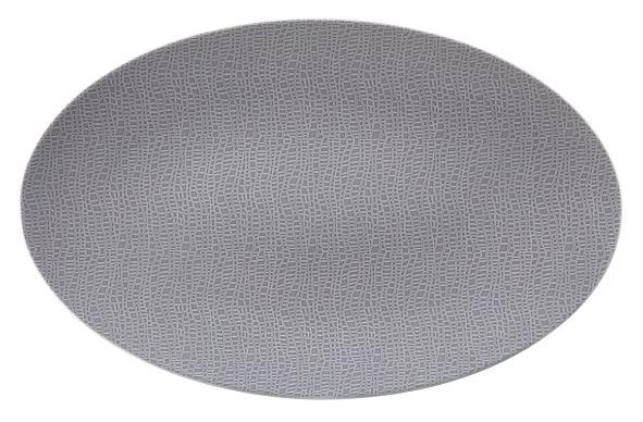 Seltmann Weiden Life Fashion - Elegant Grey Servierplatte oval 40x26 cm
