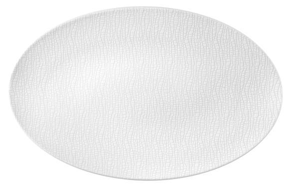 Seltmann Weiden Life Fashion - Luxury White Servierplatte oval 40x26 cm