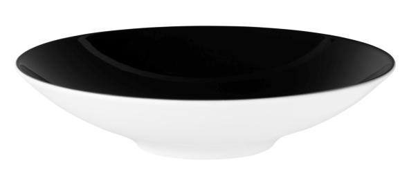 Seltmann Weiden Life Fashion - Glamorous Black Pastateller / Suppenteller 23 cm