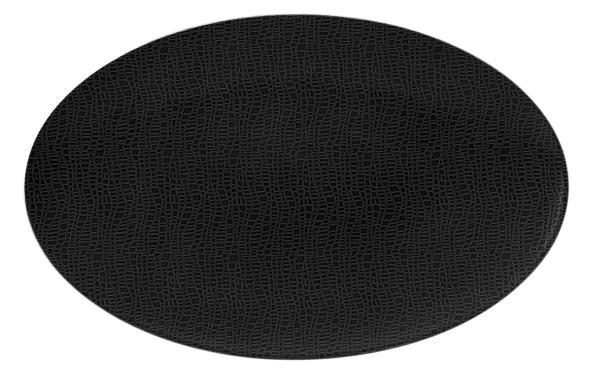 Seltmann Weiden Life Fashion - Glamorous Black Servierplatte oval 40x26 cm